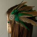 Pinces Pixie Joyce, accessoire de coiffure & plumes