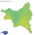 Qualité de l'air hier jeudi 29 novembre 2012