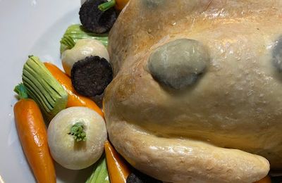 Hommage à Lyon, ma ville, poularde demi deuil
