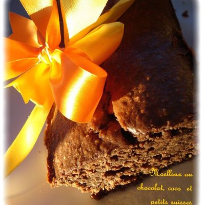 L'Ultra moelleux au chocolat, coco et Petits Suisse