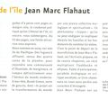 Jean-Marc Flahaut, l'amour de l'île en bandoulière
