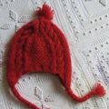 Bonnet péruvien de petit chaperon rouge