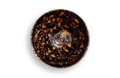 A Jizhou 'tortoiseshell'-glazed bowl, Song dynasty