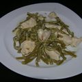 Poulet aux haricots vert