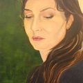 portrait - huile (danielle)