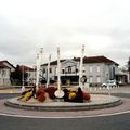Rond-point à Pontonx sur l'Adour