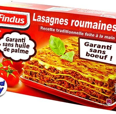 Les nouvelles lasagnes Findus