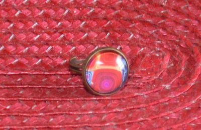 bijou sqarre color, cabochon