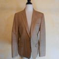 H058 : Veste carreaux beige 70's T.L