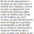 Incendie d'appartement
