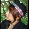 Casquette patchwork fleurs