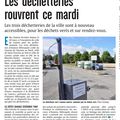 Ouverture des déchetteries d'Amiens Métropole: sur rendez-vous et uniquement pour les déchets verts ! 