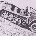 Half-track Sdkfz 7. ( Sonderkraftfahrzeug 7 ).