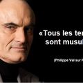 L'intox raciste de Philippe Val: «tous les terroristes sont musulmans»