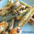 Frites de courgettes au parmesan