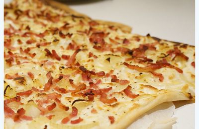 Flammekuëche ou Tarte flambée Alsacienne, 100% maison