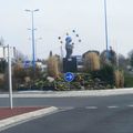 Rond-point à Saint Médard en Jalles