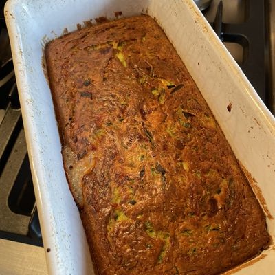 Cake aux courgettes et Cabecous