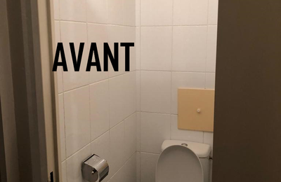 Rénover des WC avec du Masqu'carrelage