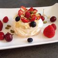 PAVLOVA AUX FRUITS ROUGES 