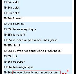 Un petit screen anonyme : 