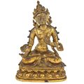 Tibetan Gilt-Bronze Tara, Qing Dynasty