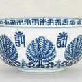 A blue and white bowl, Daoguang six-character seal mark in underglaze-blue and of the period (1821-1850)