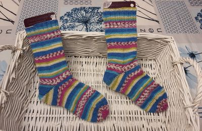 chaussettes et Sophie scarf