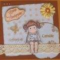 Carte d'anniversaire Camille