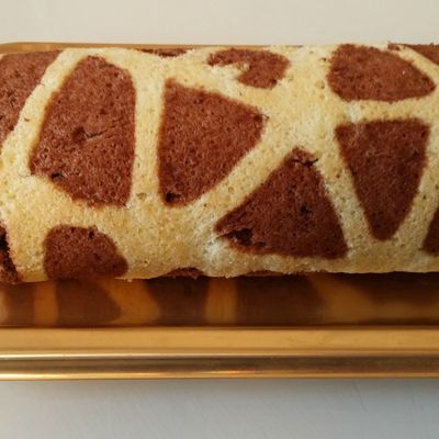 Biscuit roulé girafe
