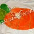 Doudou Peluche Plat Lapin Carotte Orange Vert Egmont Toys