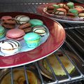 Les macarons au chocolat