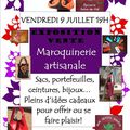 Expo vente maroquinerie artisanale