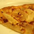 Tarte fine (et express) poires-gorgonzola-noix