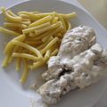 Poulet sauce champignons au mascarpone