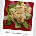 Salade de fruits de mer au curry