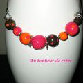 Collier boules petits pois