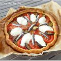 Tarte à la Tomate, Aubergine et Anchois marinés