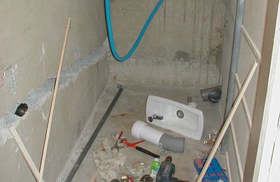 Implantation Wc sous escalier