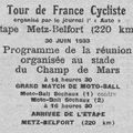 Tour de France 1933, Ballon d'Alsace & Belfort ville étape (2e partie)