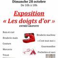 Exposition "Les doigts d'or"  à Saint-Gondon