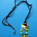 Pendentif fimo personnage