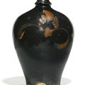 A ‘Henan’ russet-painted black-glazed meiping, Song dynasty