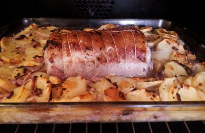 Rôti de porc à la paysanne Bourbonnaise