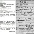 Louis GIRARD mort pour la France le 29 septembre 1915