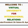 Virtual University for International Relations 