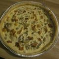 Quiche quenelle champignon