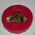 Entremet fruits rouge Barbapapa