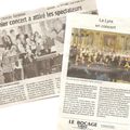 Echos du concert de Burcy dans la presse