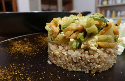 Quinoa et légumes express